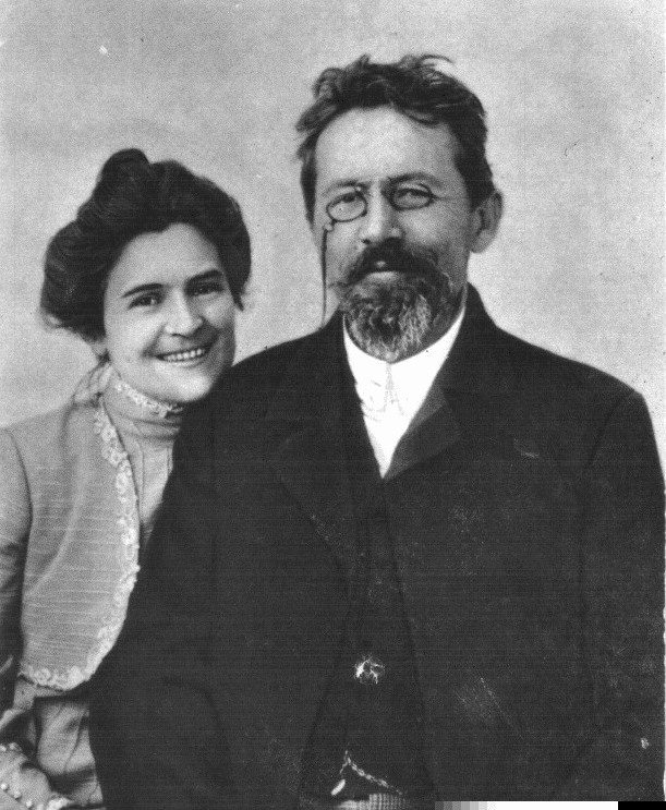 Чехов А.П. и Книппер-Чехова О.Л. (1901) Книппер-Чехова Ольга Леонардовна, Чехов Антон Павлович Русская портретная галерея