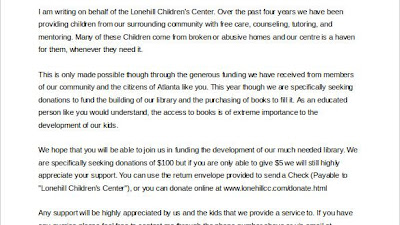 How To Write A Formal Letter Asking For Funds