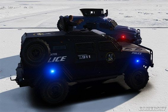 Gta5 Rcmp警用轻型装甲车mod 亮皮屋游戏攻略网