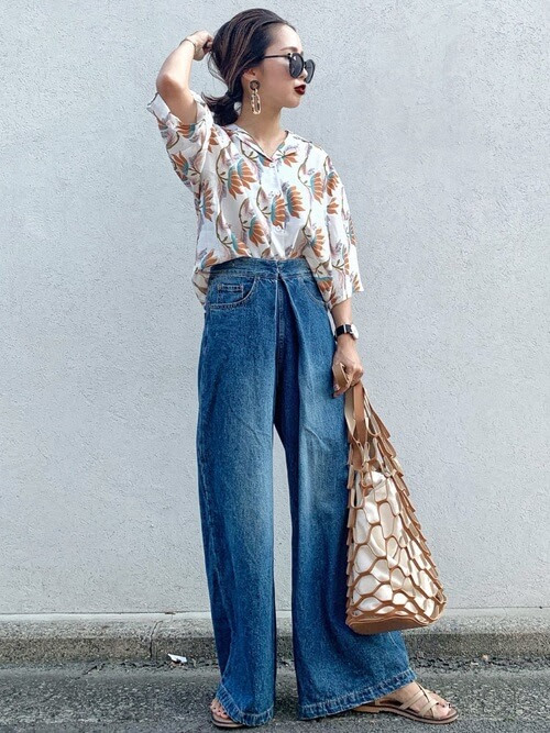 アロハシャツの夏コーデ レディースに人気のアロハシャツを紹介 春夏秋冬トレンド情報ピポパ発信局