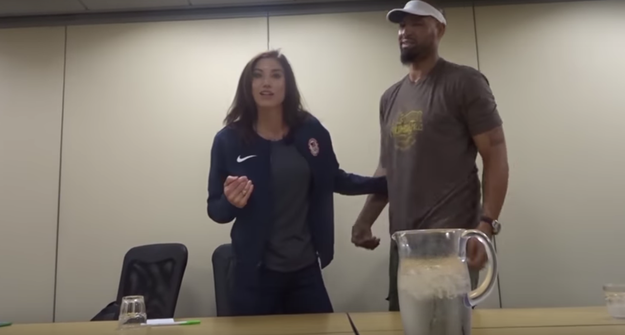 "Terminated contract. Not just a suspension," Solo says. Stevens responds, "How can they do both?" She replies, "It's both."