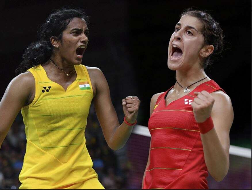 Image result for It's PV Sindhu vs Carolina Marin in Final at the 2017 India Open Super Series Badminton