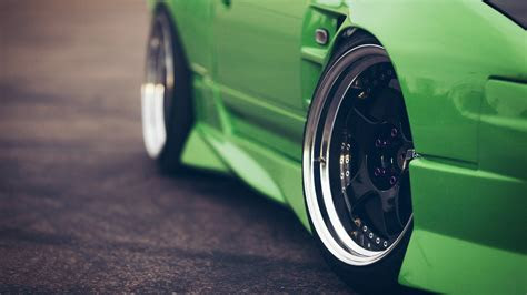 stance tuning green cars wallpapers hd desktop