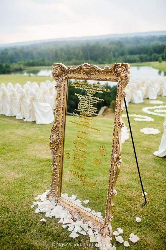43 Creative Mirror Wedding Décor Ideas - Weddingomania