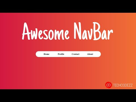 Awesome Animating Navigation Bar