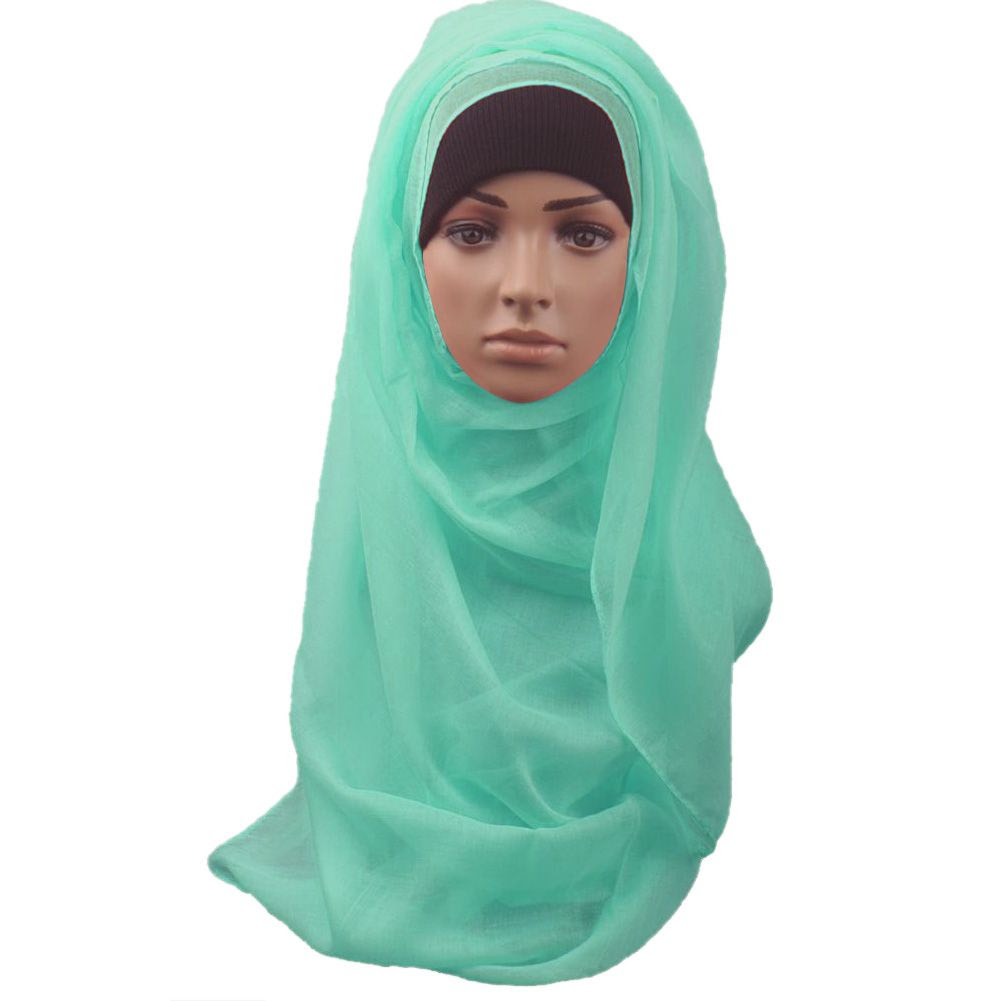 Fashion Women Large Scarf Muslim Shawl Scarf Head Cover 