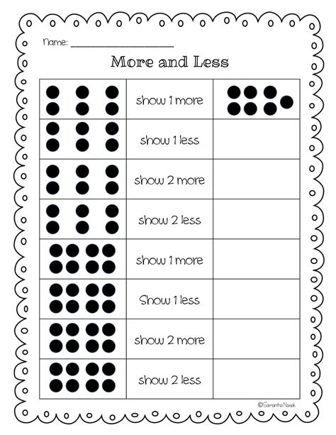 Weba few of our free kindergarten math worksheets: 20 more or less kindergarten worksheets worksheet from home