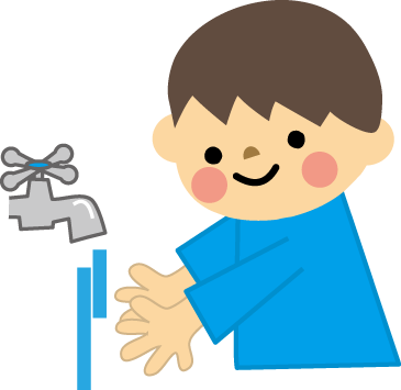 手洗い うがい はみがきのイラスト 無料イラスト フリー素材
