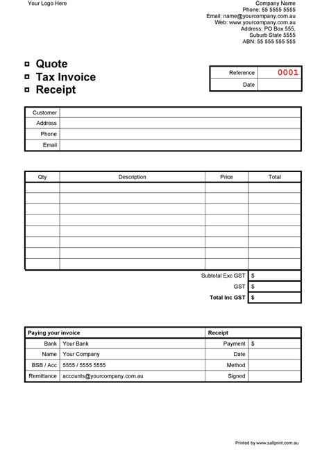 50 free receipt templates cash sales donation taxi