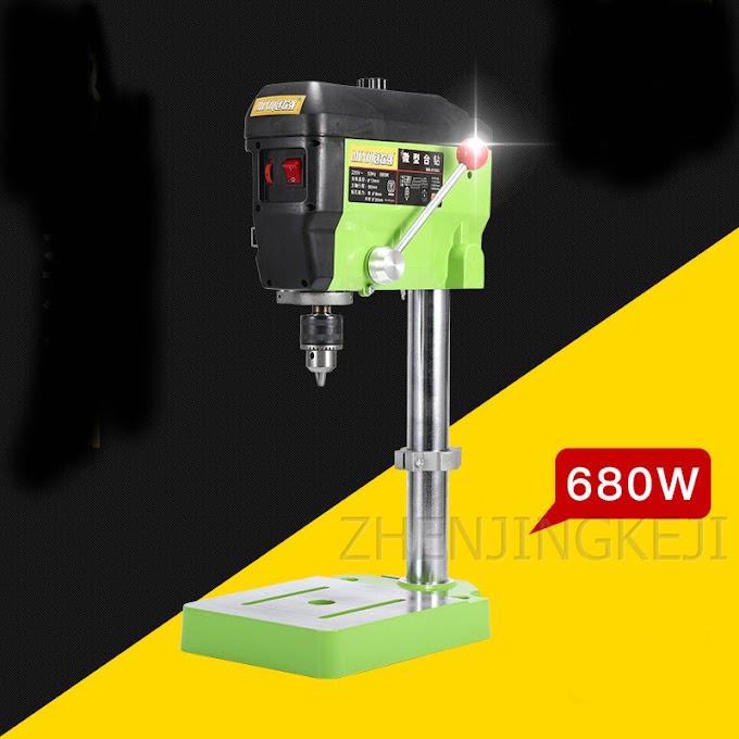 [Review] Bench Drill Home High Power Multifunction Small Industry Woodworking Vertical Speed Regulation Drilling Machine Machining Center