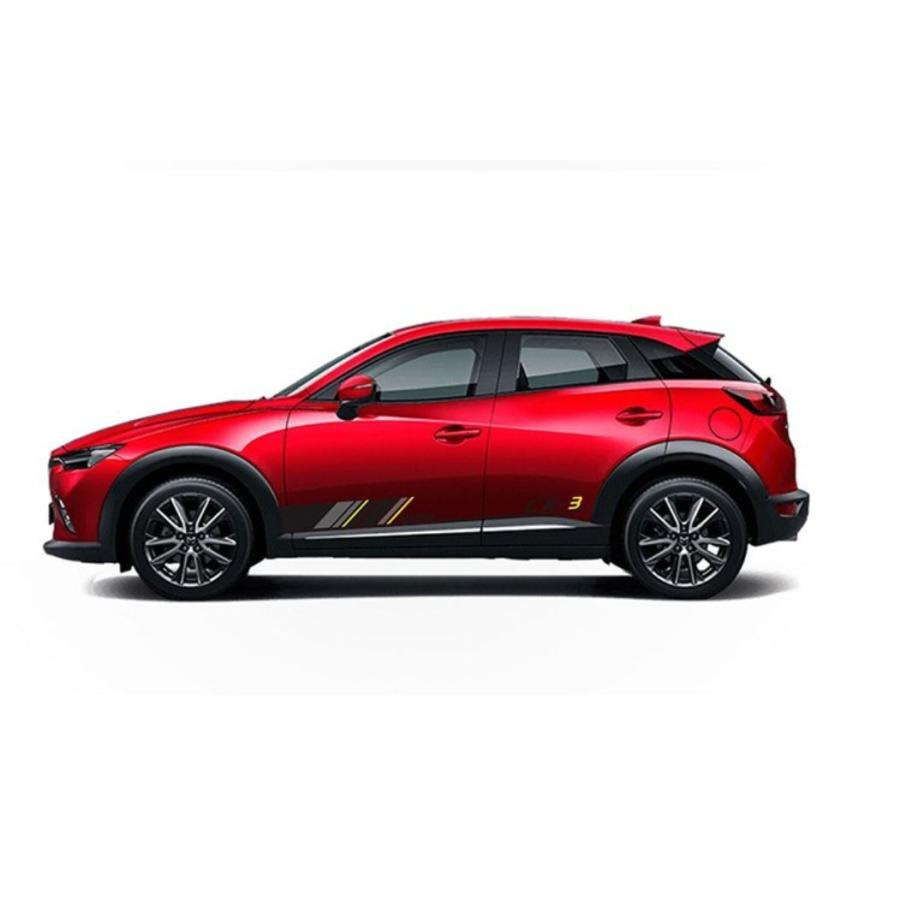 Mazda デカール 17 18 17 18 車 Cx 3 自動車 ステッカー マーク サイド 外装 マーク マツダ 自動車 ボディ Levinson カーアクセサリー am045 ペンギン堂雑貨店