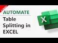 VBA Code to Split table in Excel sheet to multiple tables and add total to each table.