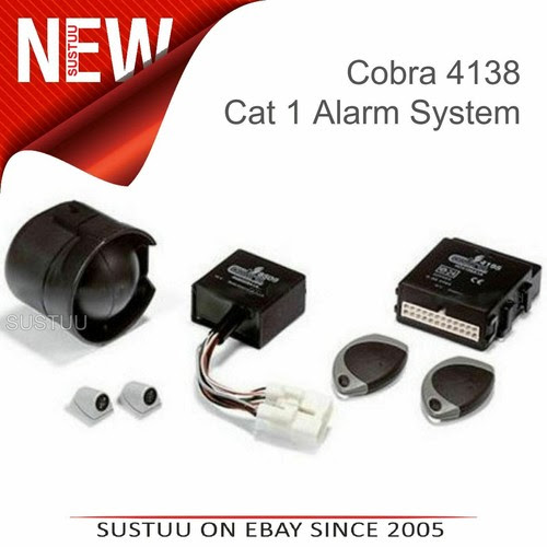 Anti Theft Car Alarm Systems Anti Hi Jack Panic Cobra A4138 Thatcham Cat 1 Vehicle Car Remote Alarm System Motors