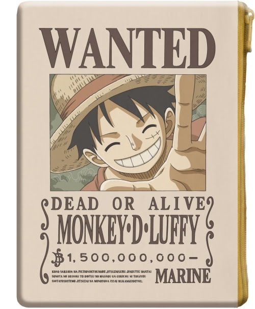 Cdjapan One Piece Arrest Instructions Pouch Luffy Collectible