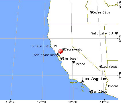 Map Of Suisun City Ca