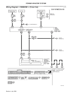Nissan Power Window Wiring Diagram
