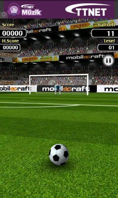 Captures d'écran du jeu Flick Shoot sur Android, une tablette.