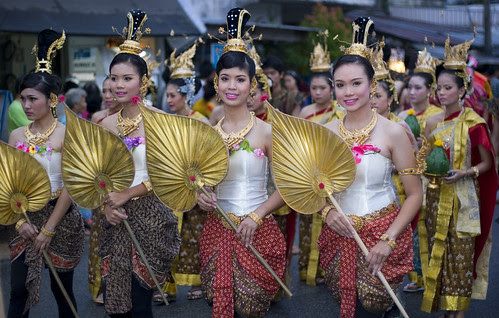  nosotros had a street fair together with cultural festival inwards Kathu Bangkok Thailand Map; Festival together with Street Fair inwards Kathu Village