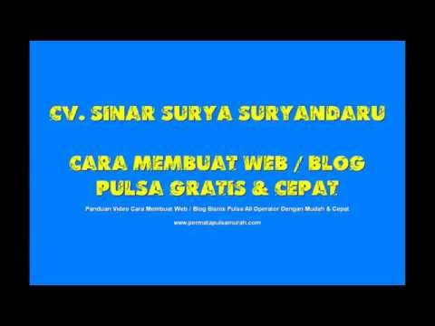 Youtube Website Jual Pulsa Online
