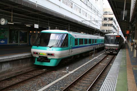 JR紀勢線・和歌山駅・1番ホーム(2008年1月13日)