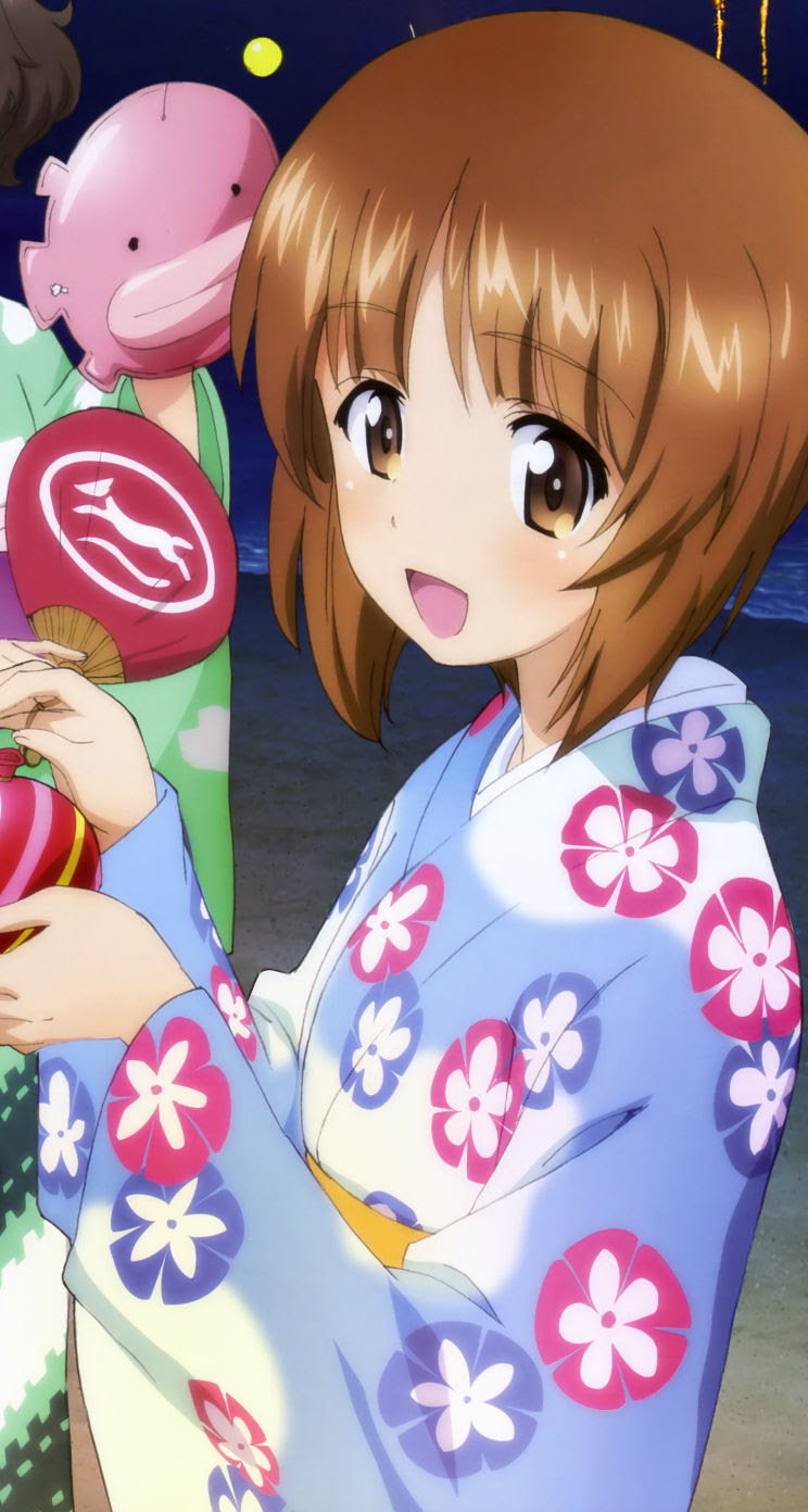 ガールズ パンツァー Iphone壁紙 画像 1 西住みほ Iphone5壁紙 744 1392 Ios7用 他 アニメ壁紙ネット Pc Android Iphone壁紙 画像
