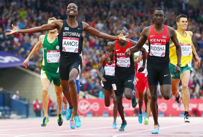 CWG: Amos shocks Olympic champion Rudisha to clinch 800m ...
