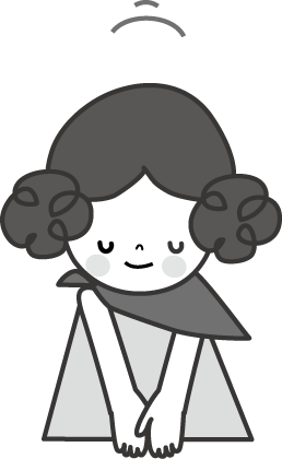 お礼 お辞儀 のイラスト 無料 フリー 素材