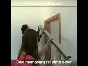 Newest Bagaimana cara memasang rel pintu gesee, viral!