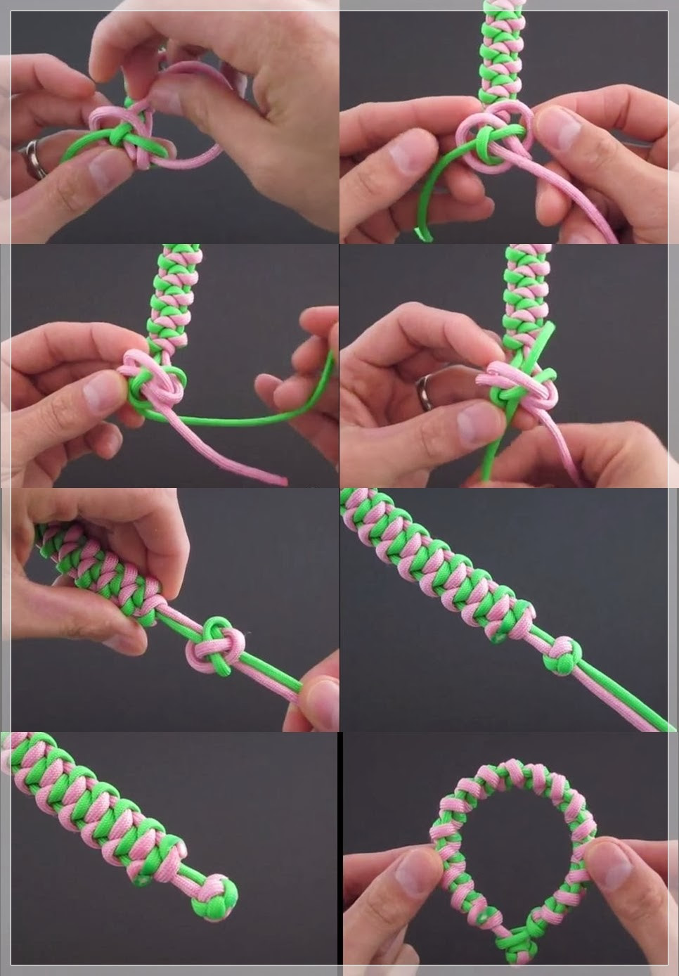  Membuat  Sendiri Gelang  Cantik dari  Tali  Kur 
