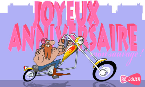 Carte Animée Anniversaire Moto Zeeep Web