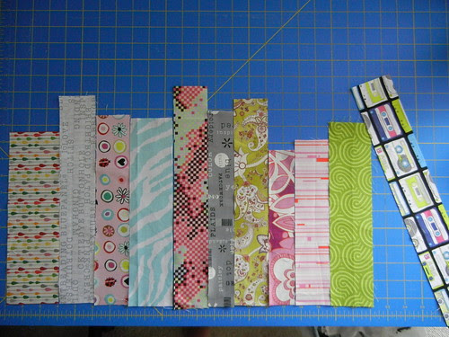 Commissioned mini bookshelf quilt in progress
