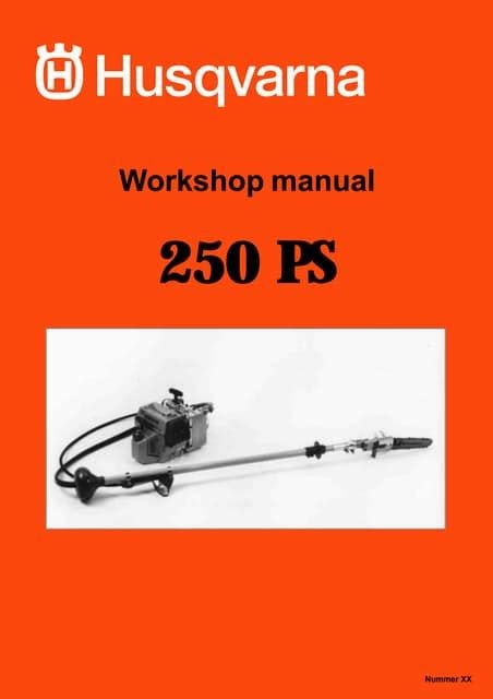 eBook Husqvarna 250 Ps Service Repair Workshop Manual Best