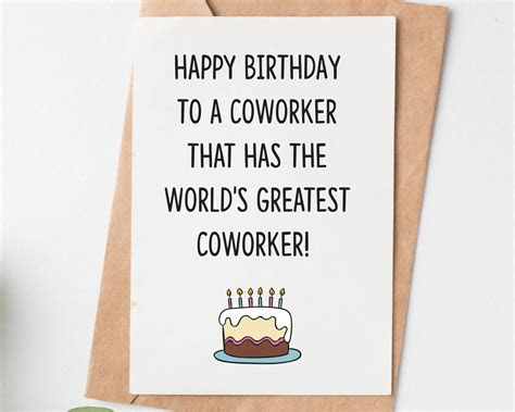  birthday card for coworker printable enjoy your special day happy