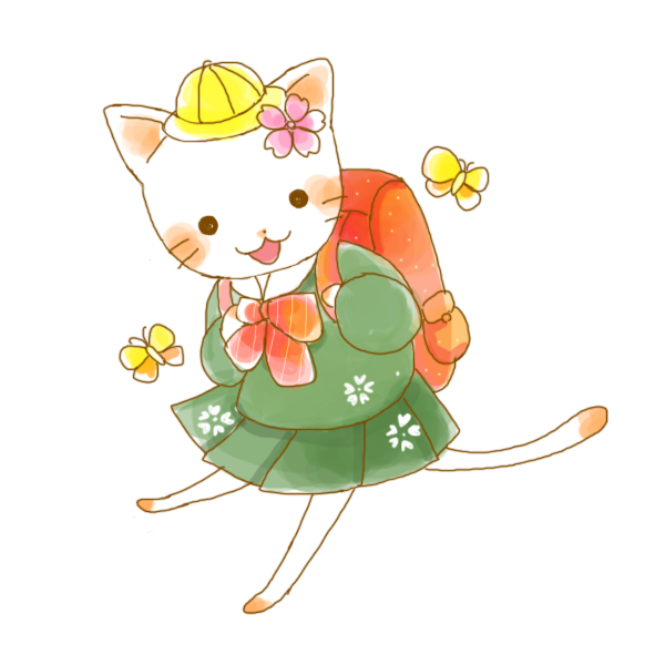 4月猫ちゃんのイラスト かわいいフリー素材が無料のイラストレイン