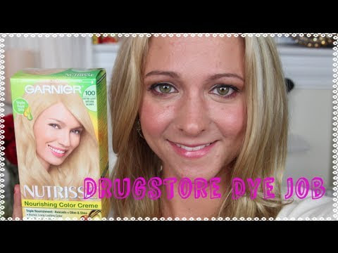 Drugstore Dye Job ~ How to Dye your Hair Blonde AT HOME ...