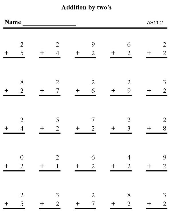 BlueBonkers - Free Printable Math Addition Sheets: Addition ...