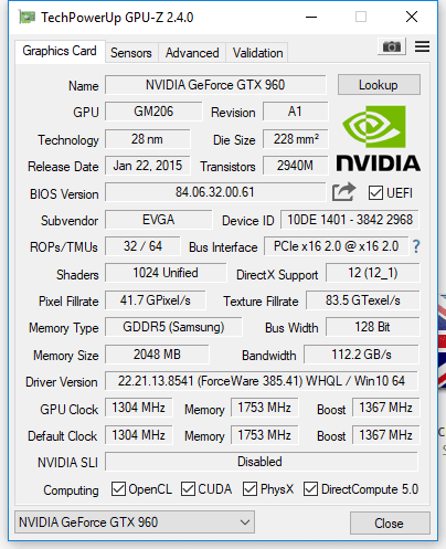 Evga Gtx 960 4gb Only Shows Up As 2gb Tom S Hardware Forum