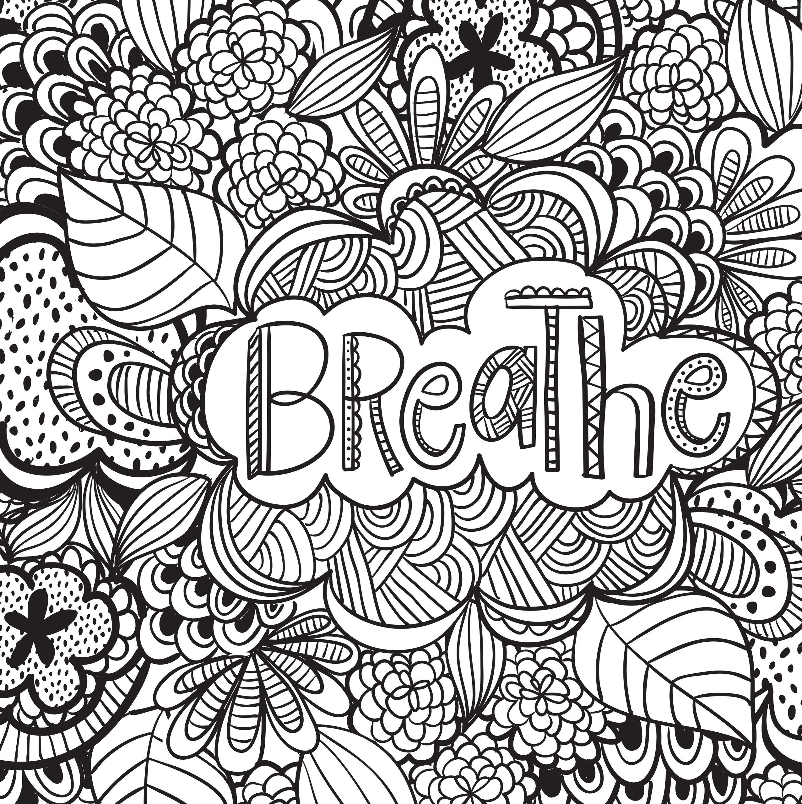 Stress Relief Coloring Pages at GetDrawings  Free download