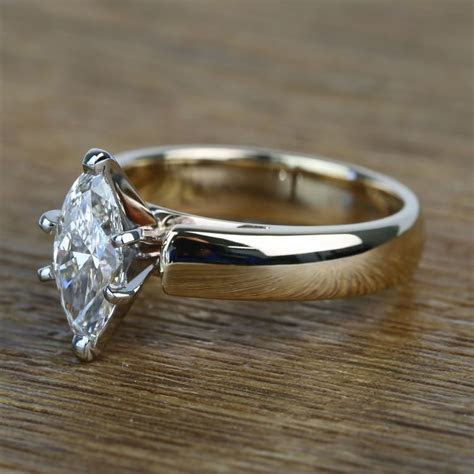 Then it's time to figure out which engagement ring will best fit your personality. Cathedral 1 Carat Marquise Solitaire Diamond Engagement Ring