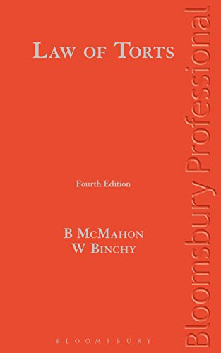 Law of Torts, by Bryan M E McMahon, William Binchy