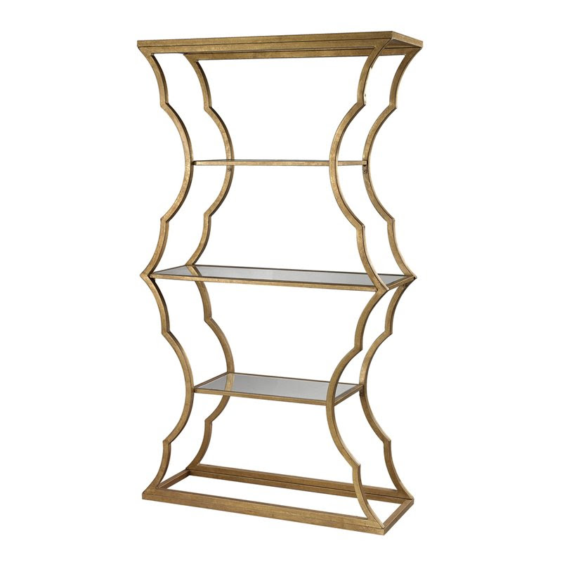 Review Dimond Home Metal Cloud 4 Shelf Bookcase in Antique Gold Leaf
Before Special Offer Ends