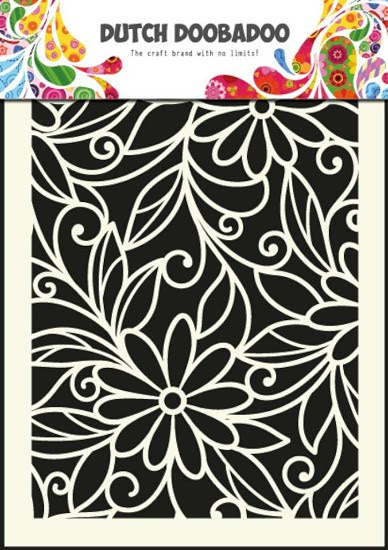 Dutch Doobadoo - Mask Art - Flower swirl