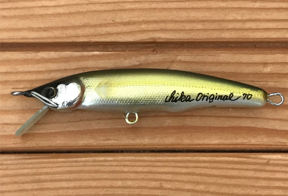 長良川サツキマス専用ルアー工房 鵜匠craft チカミノー78mm Original Straight