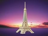 Eiffel Tower 3D Jigsaw Woodcraft Kit - Wooden Puzzle