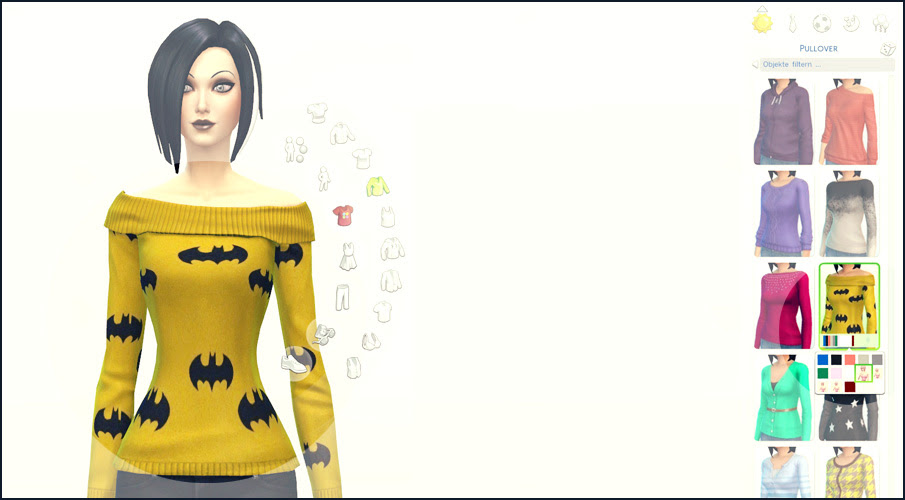 Female Batman Top