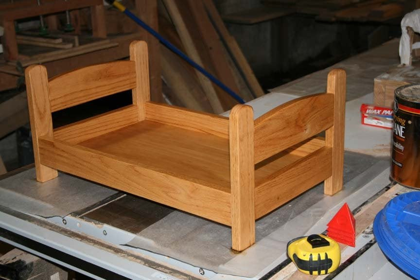 Wood Plans Doll Bed PDF Woodworking