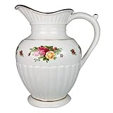 Royal Albert Old Cournty Roses 10-inch Fluted Pitcher