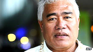 Foua Toloa, representante de Tokelau