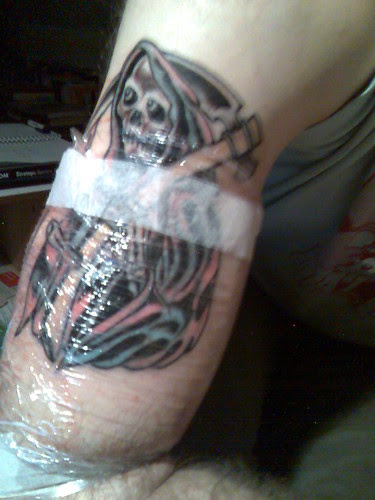 Updated version of my reaper tattoo by markhillary