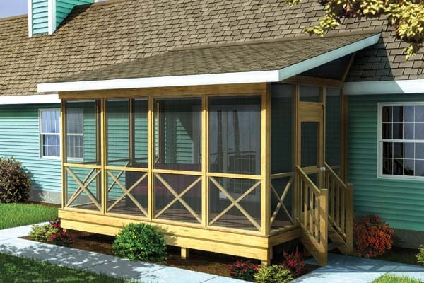 Project Plan 90012 Screened Porch w Shed Roof Project Plan 90012 Screened Porch w Shed Roof